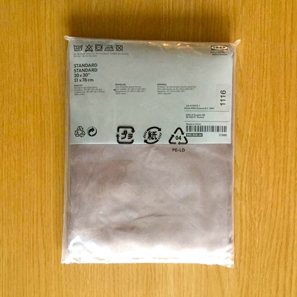 IKEA Vila 100% Cotton Standard Size Pillowcase - Picture 2 of 2